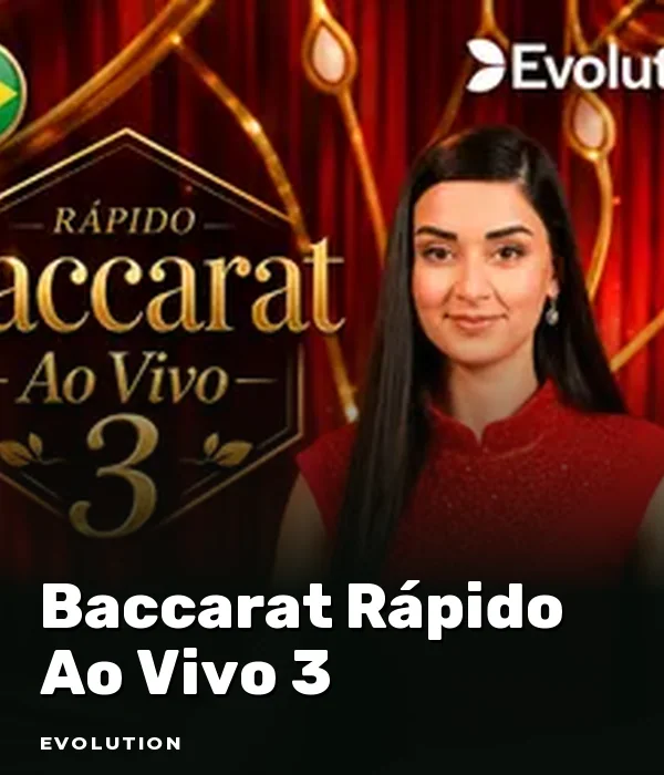 Baccarat Rápido Ao Vivo 3