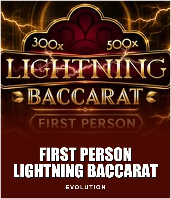 First Person Lightning Baccarat